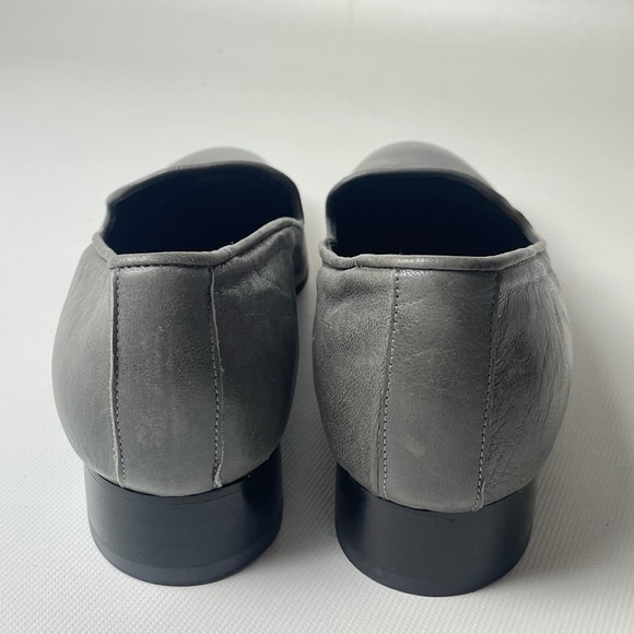 Icône Grey Leather Loafers - sz 38 - Picture 5 of 6
